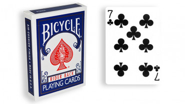 Force Deck - Blau - Kreuz 7 - Bicycle Forcierspiel - Forcing Cards - Forcierkarten