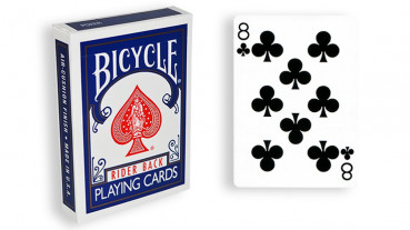 Force Deck - Blau - Kreuz 8 - Bicycle Forcierspiel - Forcing Cards - Forcierkarten