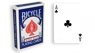 Force Deck - Blau - Kreuz Ass - Bicycle Forcierspiel - Forcing Cards - Forcierkarten