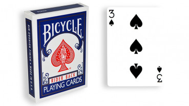 Force Deck - Blau - Pik 3 - Bicycle Forcierspiel - Forcing Cards - Forcierkarten
