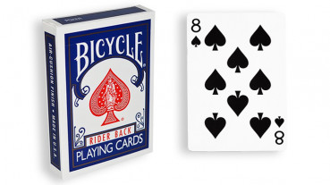 Force Deck - Blau - Pik 8 - Bicycle Forcierspiel - Forcing Cards - Forcierkarten