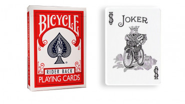 Force Deck - Rot - Joker Schwarz und Weiß - Bicycle Forcierspiel - Forcing Cards - Forcierkarten