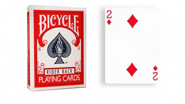 Force Deck - Rot - Karo 2 - Bicycle Forcierspiel - Forcing Cards - Forcierkarten
