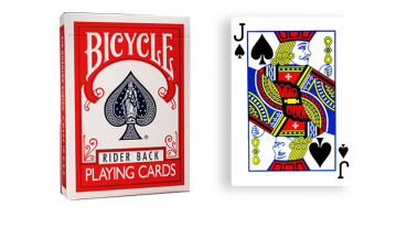 Force Deck - Rot - Pik Bube - Bicycle Forcierspiel - Forcing Cards - Forcierkarten