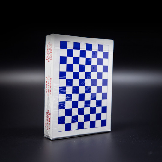 Forever Checkerboard Playing Cards - Blau - Pokerdeck