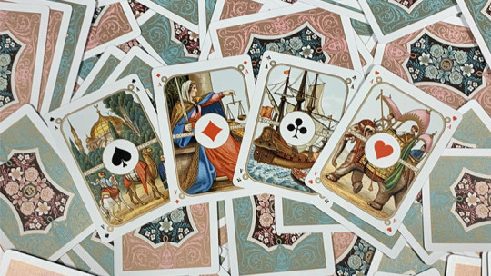 Four Continents (Red) - Pokerdeck