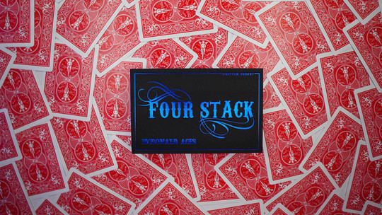 FOUR STACK RED by Zihu - McDonald's Aces - Kartentrick