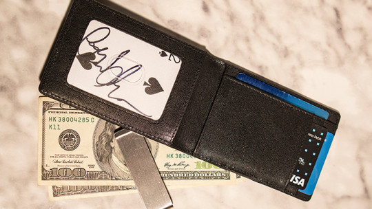FPS Wallet Black by Magic Firm - Card to Wallet