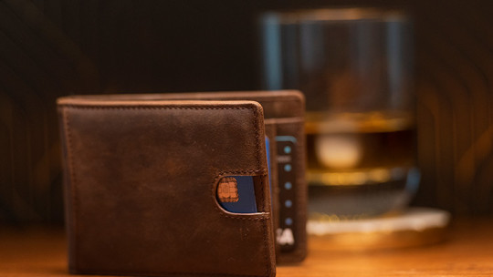 FPS Wallet Brown by Magic Firm - Card to Wallet