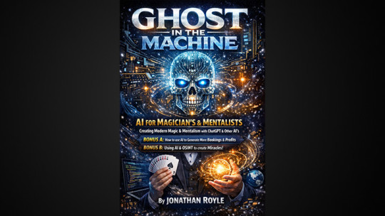 Ghost in the Machine AI for Magicians and MentalistsCreating Modern Magic & Mentalism with ChatGPT & Other AI's by Jonathan Royle - eBook - DOWNLOAD