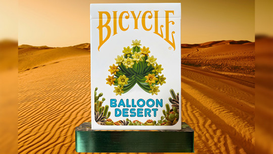 Gilded Bicycle Balloon Desert - Pokerdeck