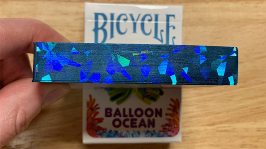 Gilded Bicycle Balloon (Ocean) - Pokerdeck