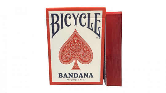 Gilded Bicycle Bandana (Red) - Pokerdeck