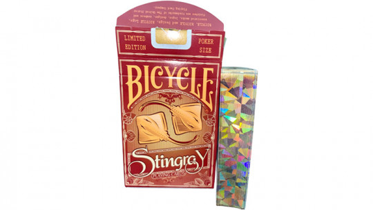 Gilded Bicycle Stingray (Orange) - Pokerdeck