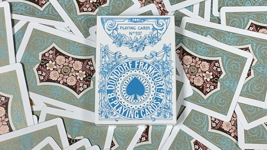 Gilded Four Continents (Blue) - Pokerdeck