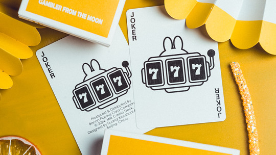 Preview: Gilded Milk Casino Deck (Gold) by Bacon Playing Card Company