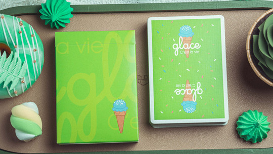 Glace (Green) by Bacon Playing Card Company - Pokerdeck