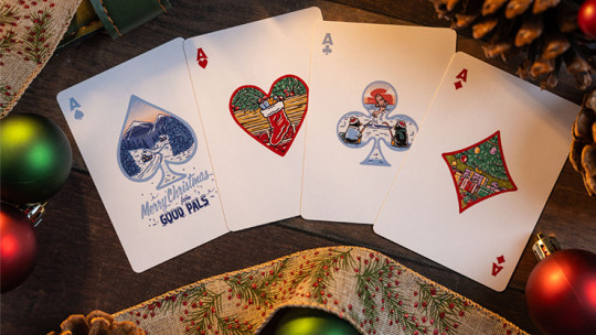 Good Pals Christmas (Santa Edition) Playing Cards