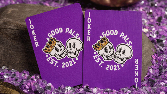 Preview: Good Pals Purple Foil Logo Playing Cards
