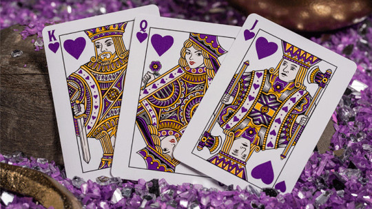 Preview: Good Pals Purple Foil Logo Playing Cards