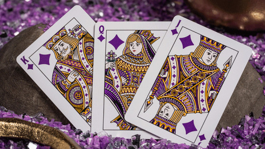 Preview: Good Pals Purple Foil Logo Playing Cards