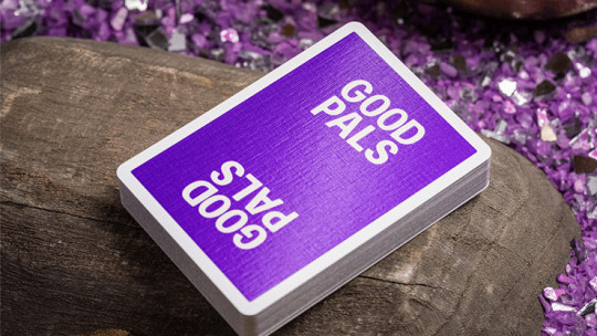 Good Pals Purple Foil Logo Playing Cards
