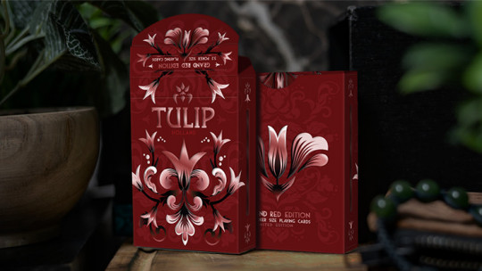 Grand Tulip Red Gilded - Pokerdeck