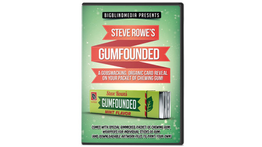 GUMFOUNDED (Online Instructions and Gimmick) by Steve Rowe