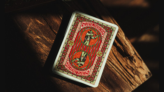 Preview: Gunslingers Poker (Red) - Pokerdeck