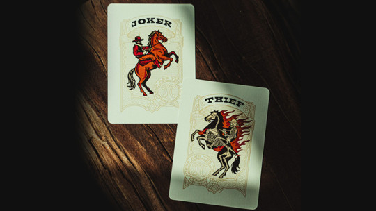 Preview: Gunslingers Poker (Red) - Pokerdeck