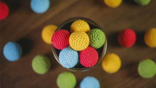 Häkelbälle - Crochet Balls - Set (Gelb) by TCC