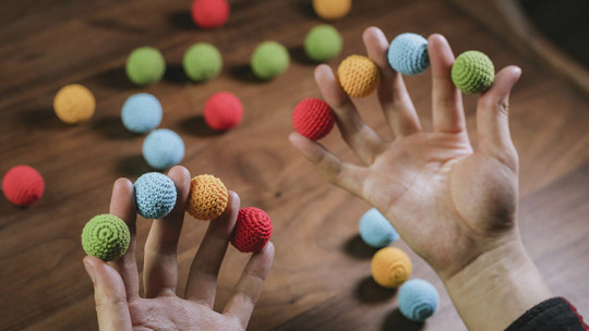 Häkelbälle - Crochet Balls - Set (Gelb) by TCC