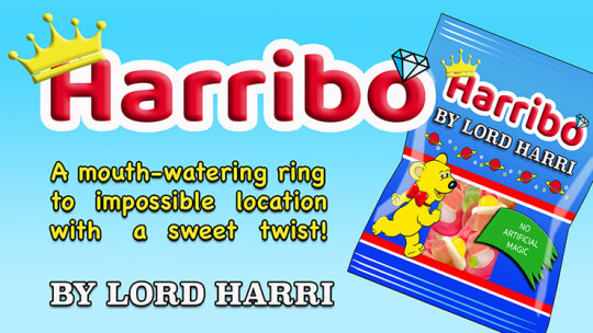 HARRIBO by Lord Harri and Saturn Magic - Ring erscheint in Haribo Verpackung