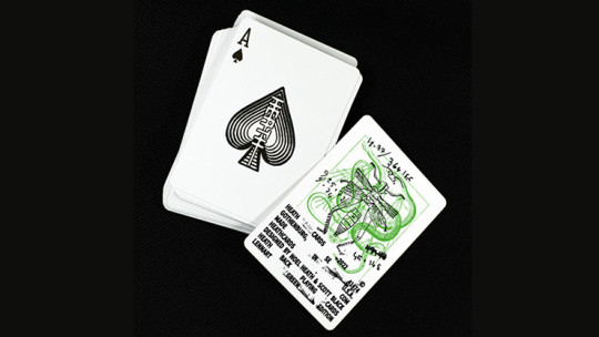 HEATH BACK PLAYING CARDS - LENNART GREEN EDITION - Pokerdeck