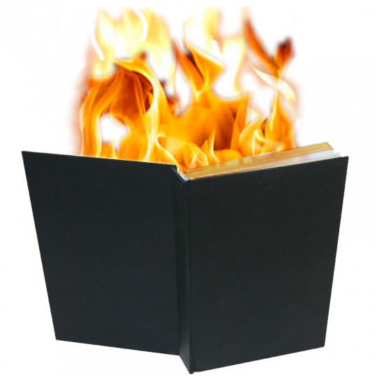 Hot Book - Brennendes Buch - Fire book by Di Fatta - Feuerbuch