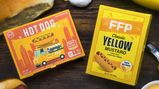 Hot Dog & Mustard Combo (Half-Brick Food Truck) by Fast Food - Pokerdeck