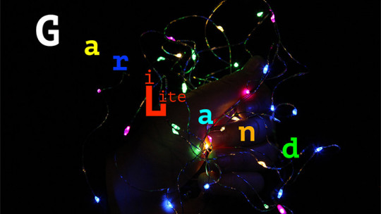 i-Lite Garland by Victor Voitko - Lichterkette produzieren - Christbaumbeleuchtung für Weihnachten aus dem Mund produzieren