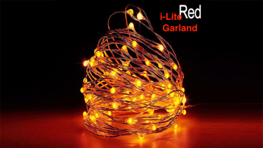 i-Lite Garland RED by Victor Voitko - Lichterkette produzieren - Christbaumbeleuchtung für Weihnachten aus dem Mund produzieren