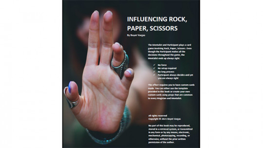 Influencing Rock Paper Scissors by Boyet Vargas - eBook - DOWNLOAD