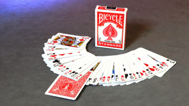 Invisible Deck Bicycle - Rot - Kartentrick