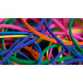 Gummibänder für Zaubertricks - Rainbow Pack - Rainbow Rubber Bands