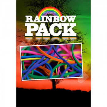 Gummibänder für Zaubertricks - Rainbow Pack - Rainbow Rubber Bands