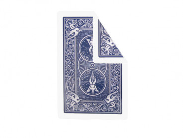 Jumbo Gaff Card - Double Back - Blau/ Blau - Bicycle Doppelrücken
