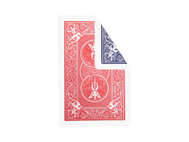 Jumbo Gaff Card - Double Back - Rot/ Blau - Bicycle Doppelrücken