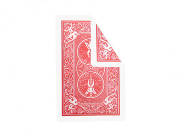 Jumbo Gaff Card - Double Back - Rot/ Rot - Bicycle Doppelrücken