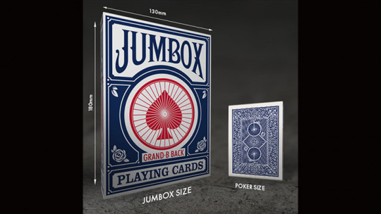 Jumbox Marked Deck (BLUE) by Magic Dream - Markiertes Kartenspiel