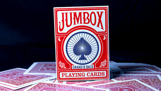 Jumbox Marked Deck (Red) by Magic Dream - Markiertes Kartenspiel
