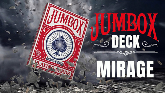 Jumbox Mirage Deck (Red) by Magic Dream - Markiertes Kartenspiel