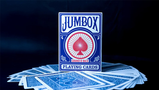 Preview: Jumbox One Way Deck (Blue) by Magic Dream - Markiertes Kartenspiel