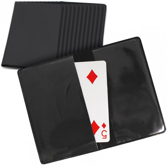 Kartenetui mit Geheimfach - 12 Stück - Card Holder with Hidden Pocket